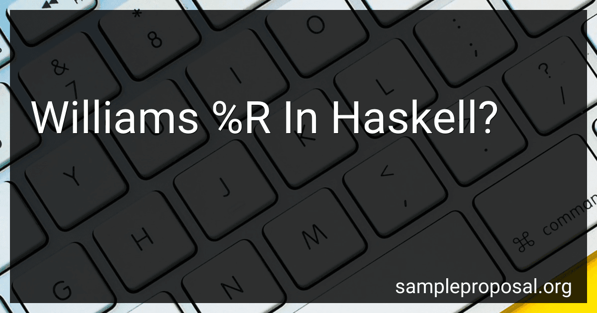 Williams %R In Haskell? image