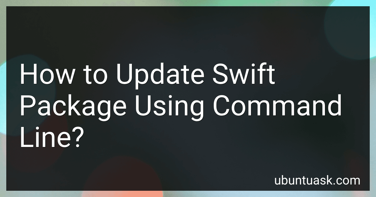 How to Update Swift Package Using Command Line? image