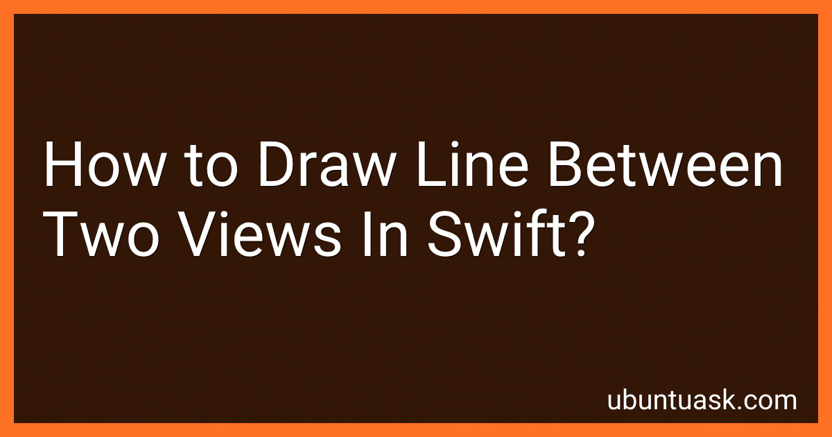 How to Draw Line Between Two Views In Swift? image