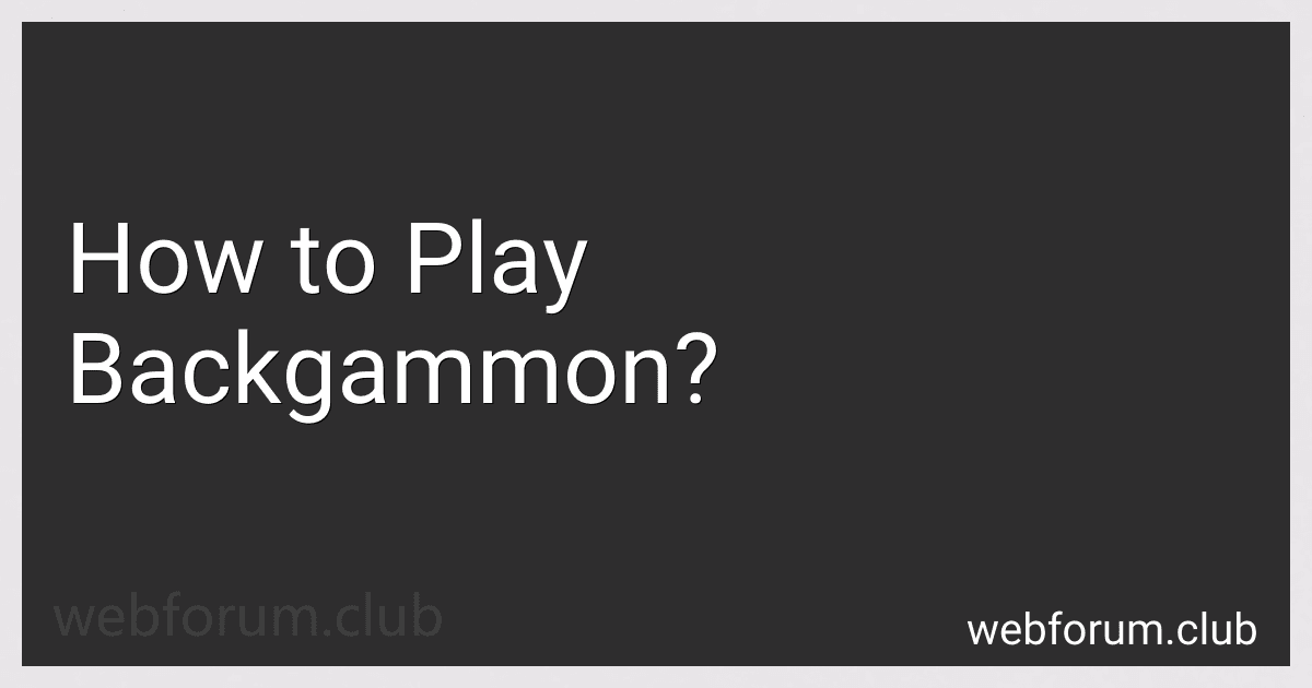 How to Play Backgammon? image