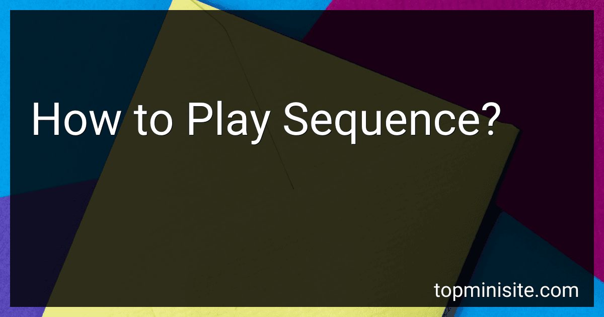 How to Play Sequence? image