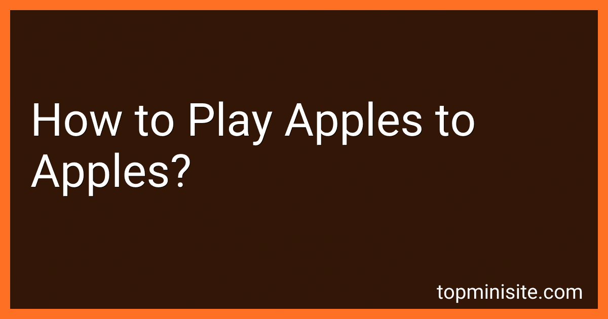 How to Play Apples to Apples? image