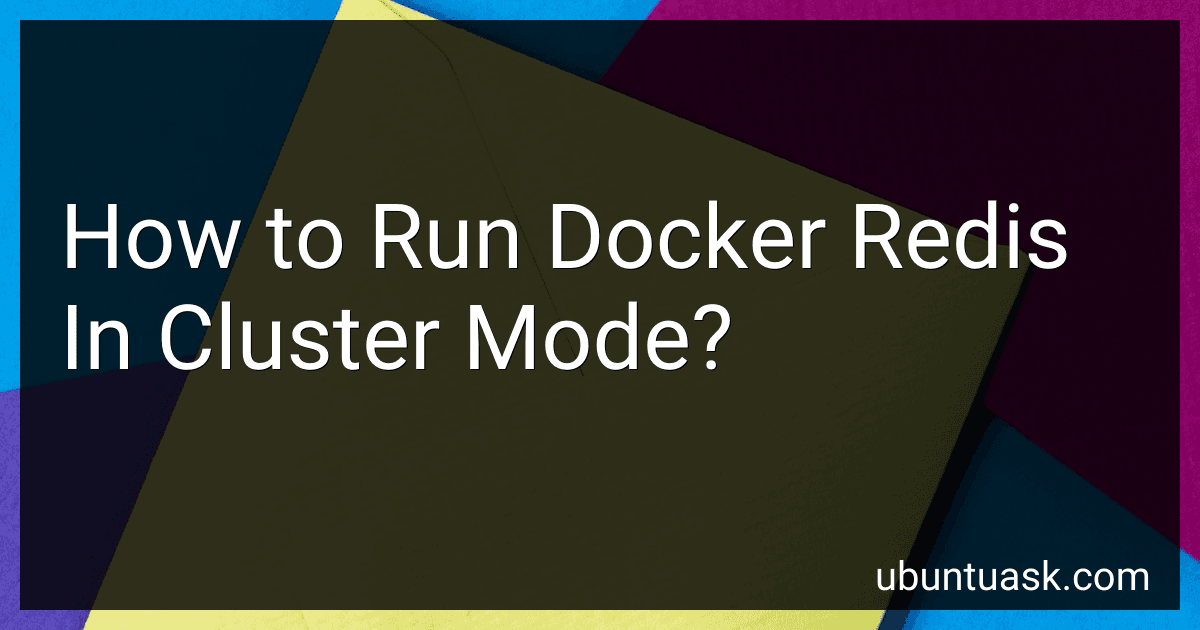 How to Run Docker Redis In Cluster Mode? image