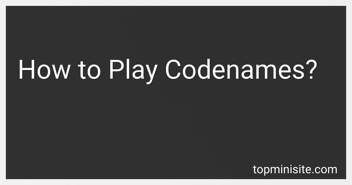 How to Play Codenames? image