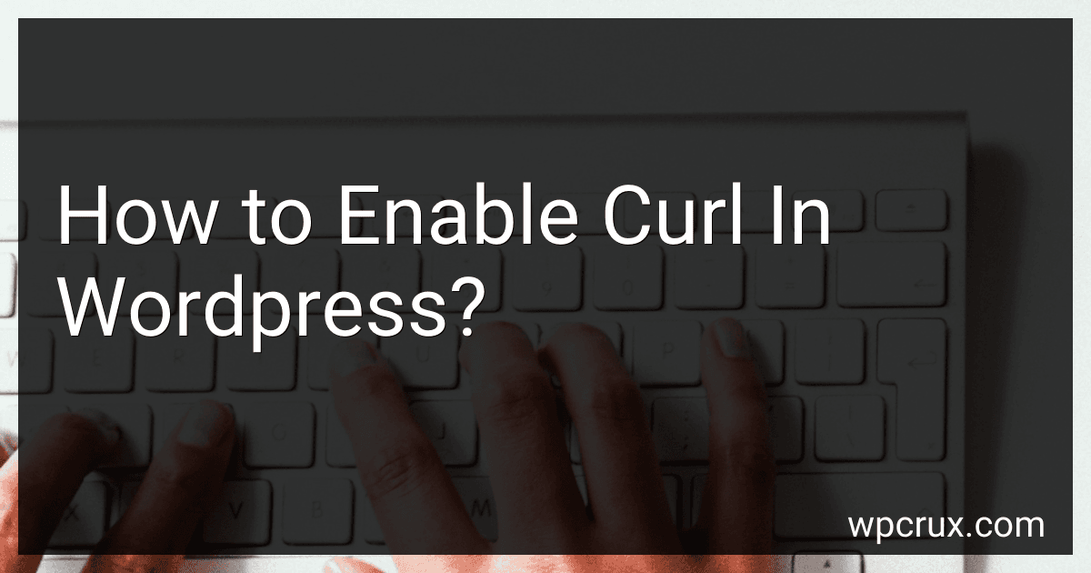 How to Enable Curl In Wordpress? image