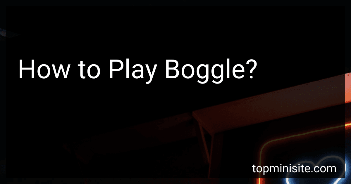 How to Play Boggle? image