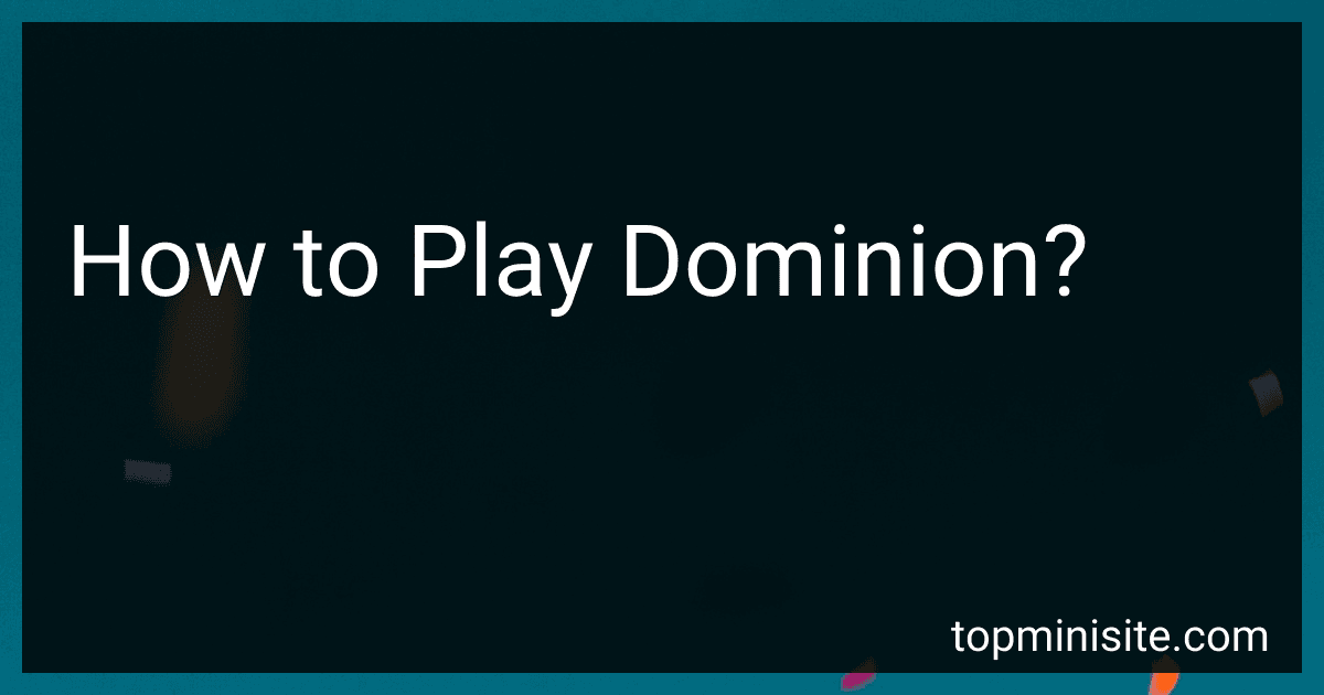 How to Play Dominion? image