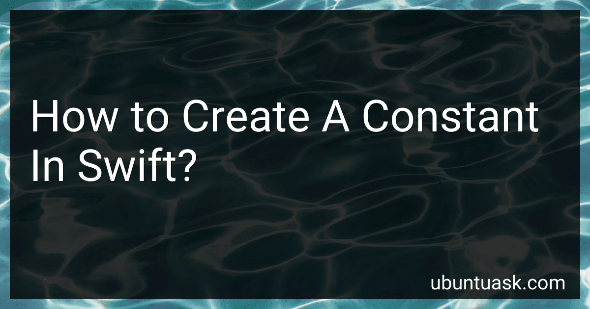 How to Create A Constant In Swift? image