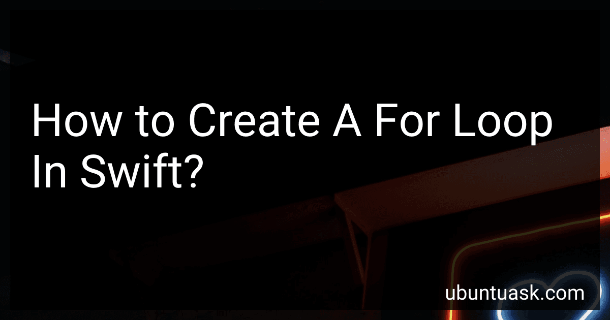 How to Create A For Loop In Swift? image
