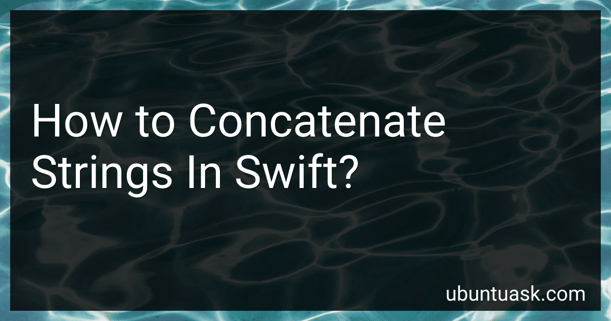 How to Concatenate Strings In Swift? image