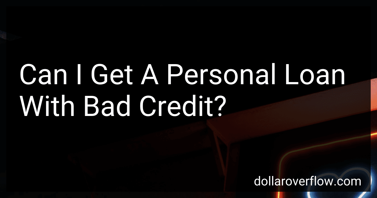 Can I Get A Personal Loan With Bad Credit? image
