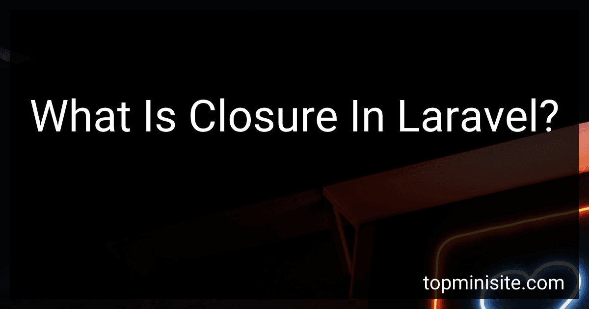 What Is Closure In Laravel? image
