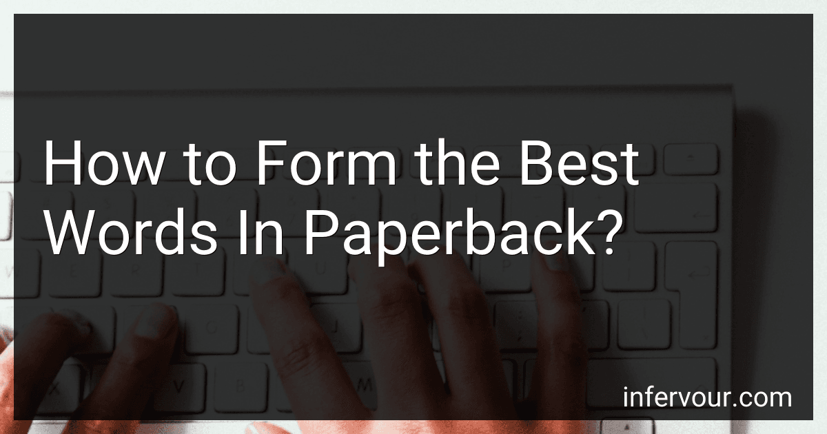 How to Form the Best Words In Paperback? image