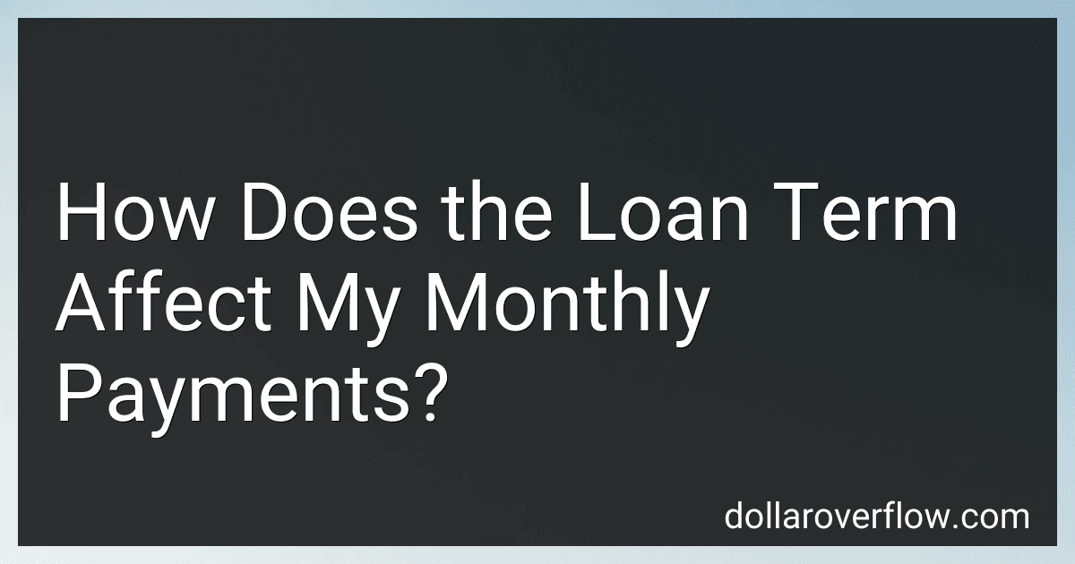 How Does the Loan Term Affect My Monthly Payments? image