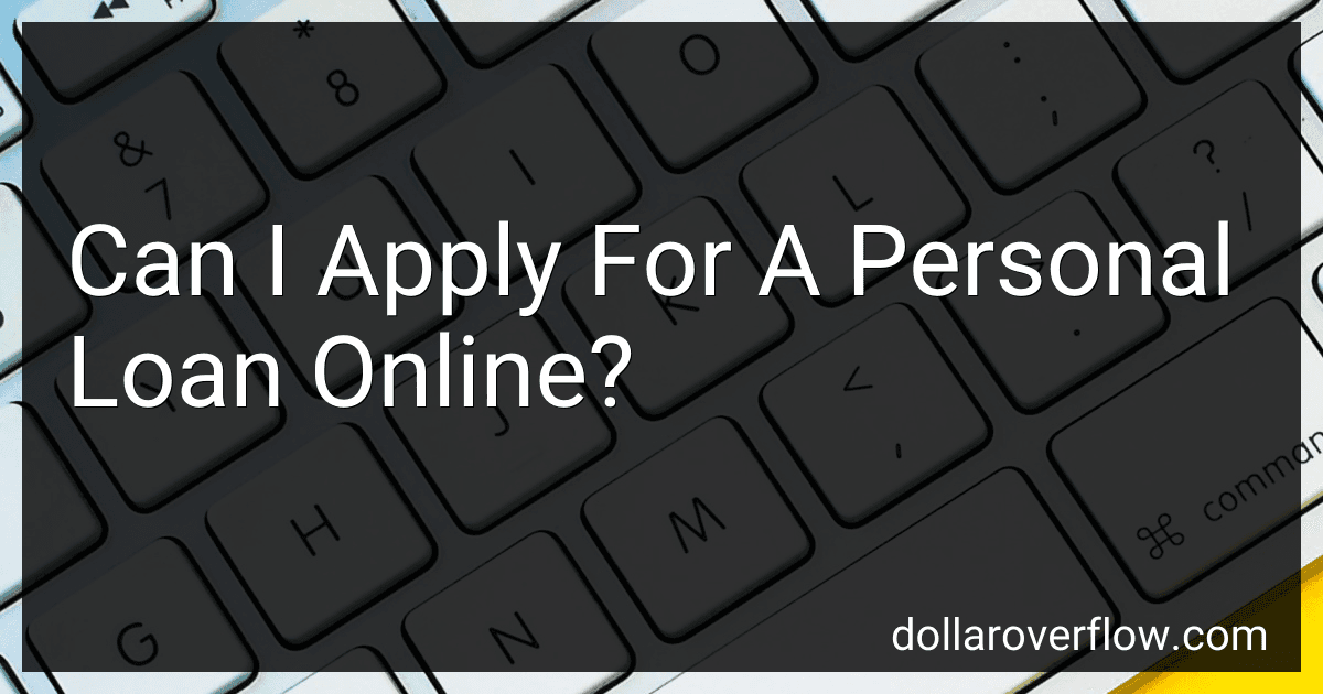 Can I Apply For A Personal Loan Online? image