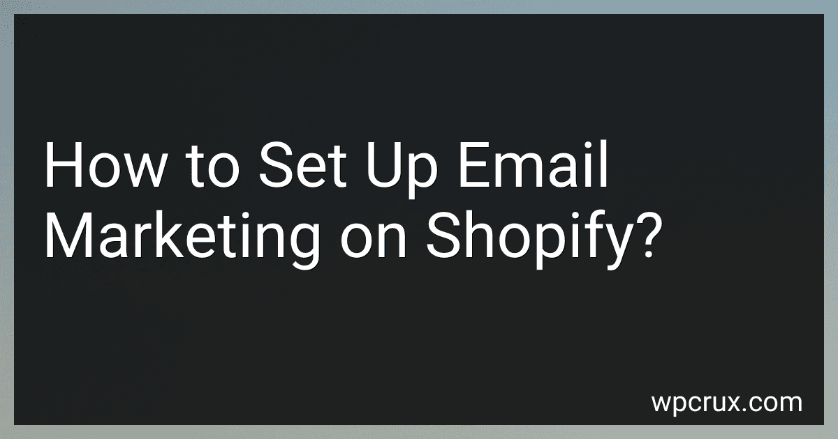 How to Set Up Email Marketing on Shopify? image