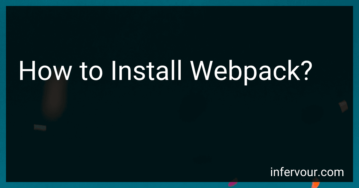 How to Install Webpack? image