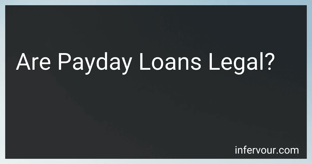 Are Payday Loans Legal? image