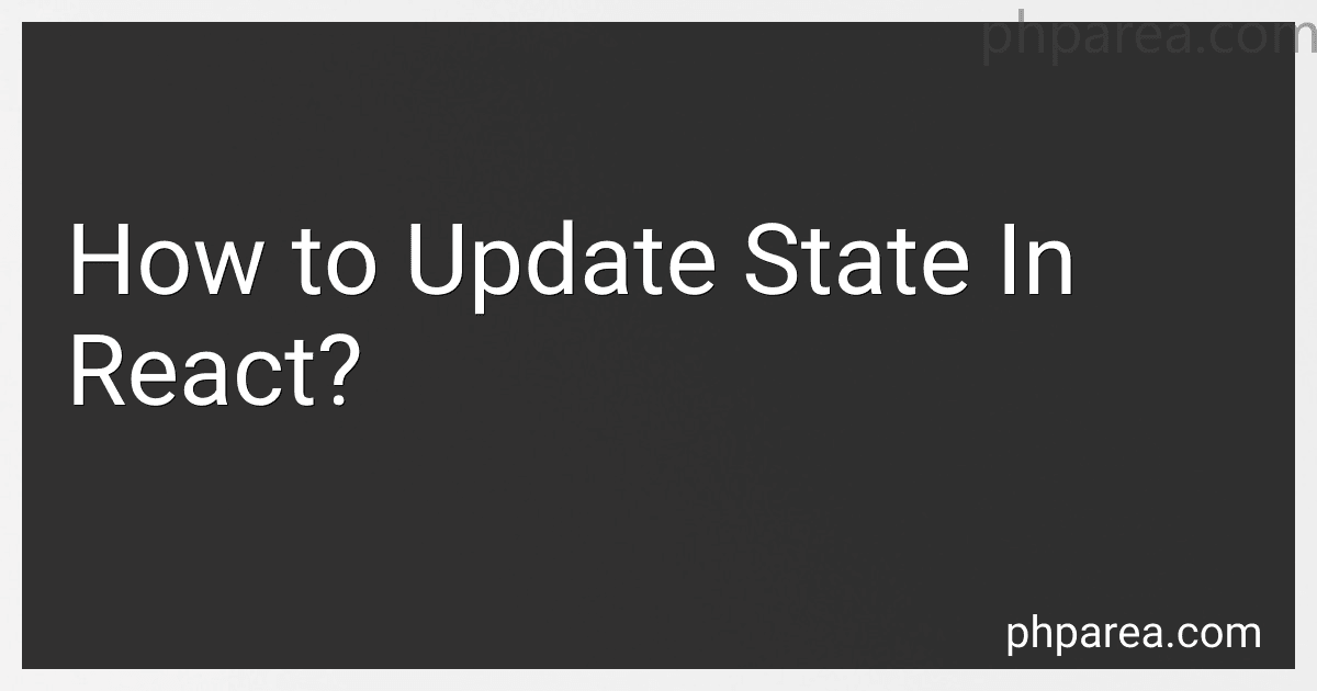 How to Update State In React? image