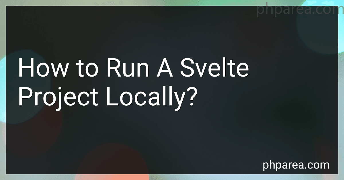 How to Run A Svelte Project Locally? image