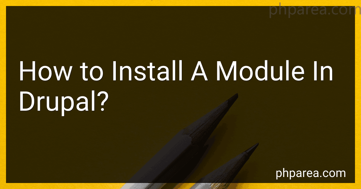 How to Install A Module In Drupal? image