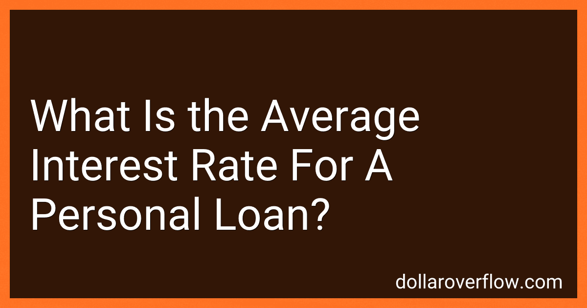 What Is the Average Interest Rate For A Personal Loan? image