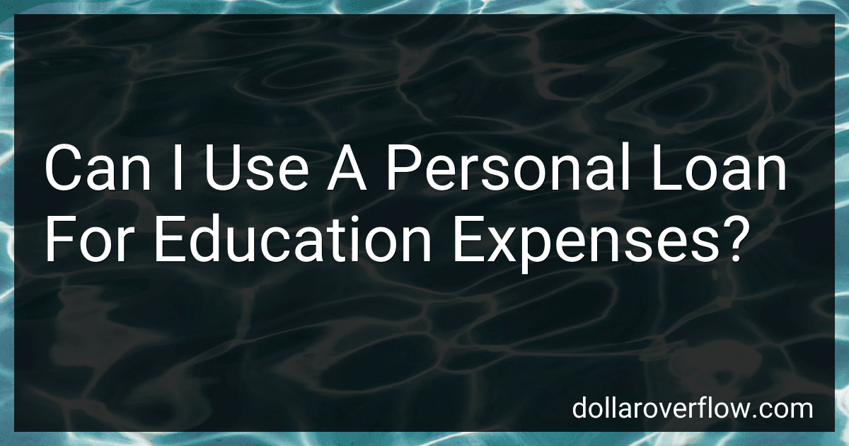 Can I Use A Personal Loan For Education Expenses? image