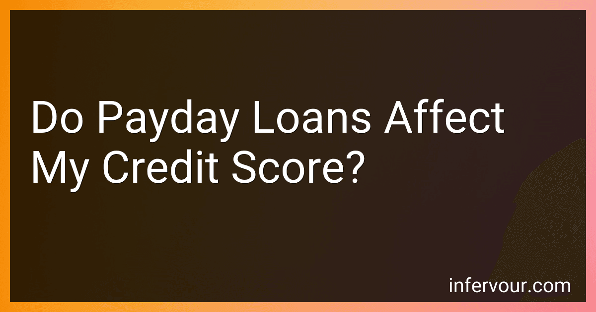 Do Payday Loans Affect My Credit Score? image