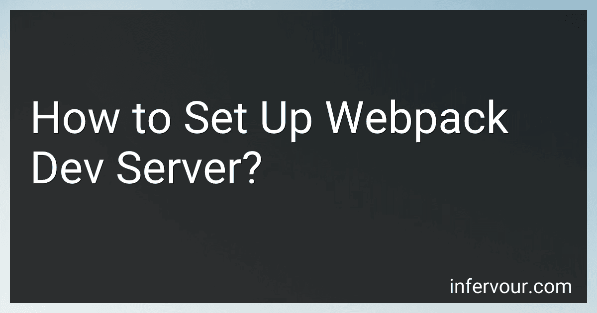 How to Set Up Webpack Dev Server? image