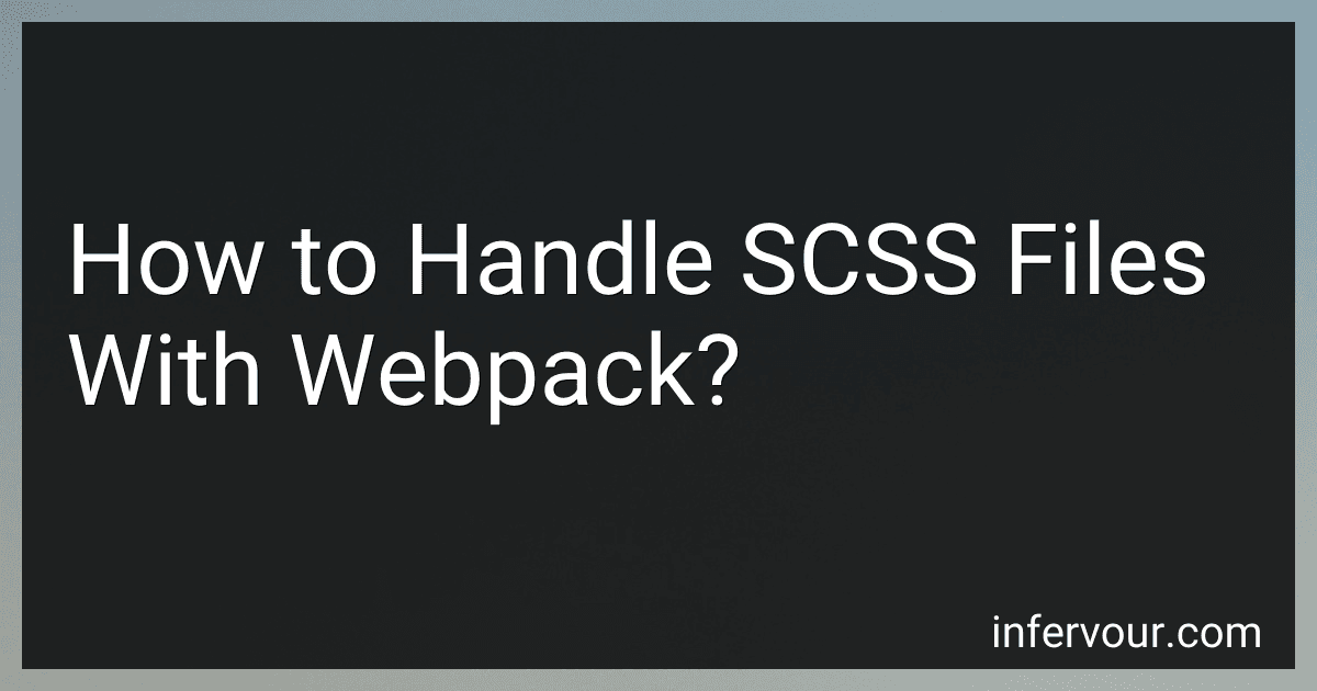 How to Handle SCSS Files With Webpack? image