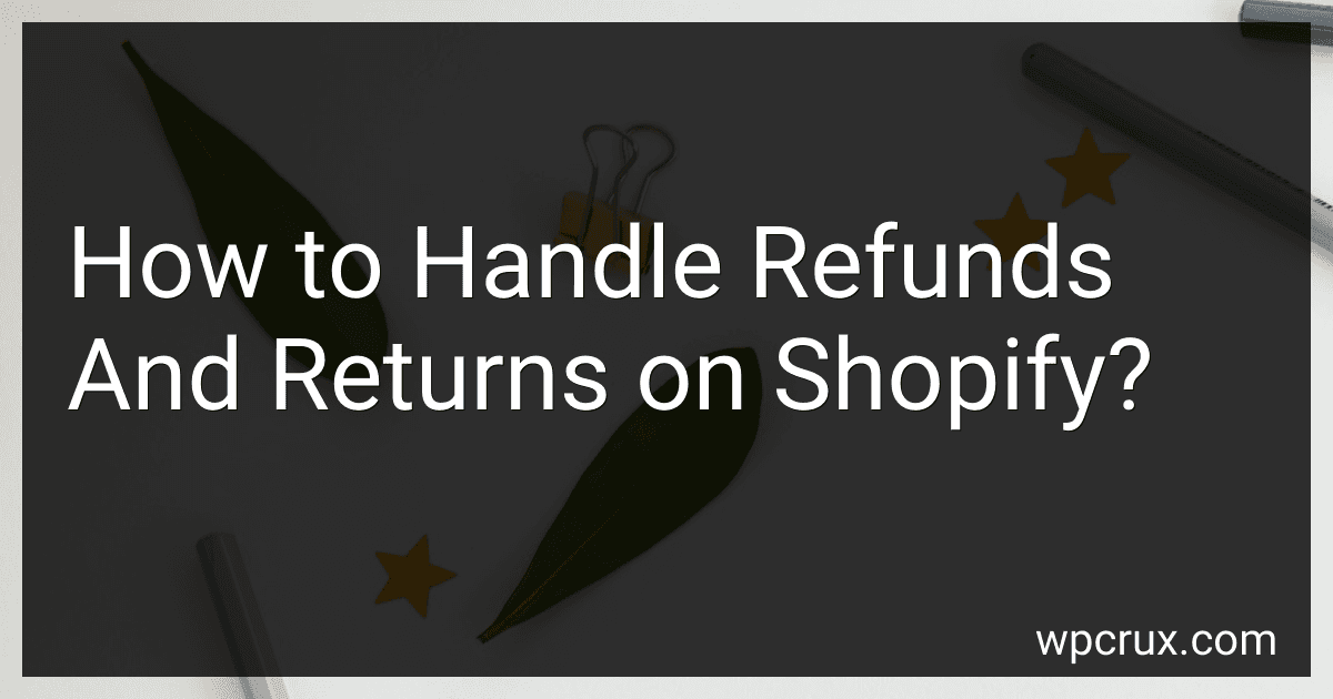 How to Handle Refunds And Returns on Shopify? image