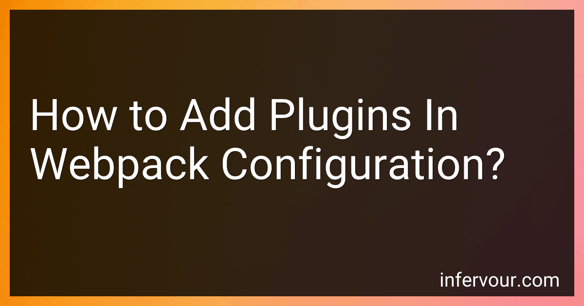 How to Add Plugins In Webpack Configuration? image