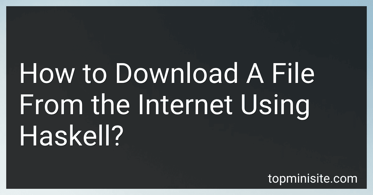 How to Download A File From the Internet Using Haskell? image