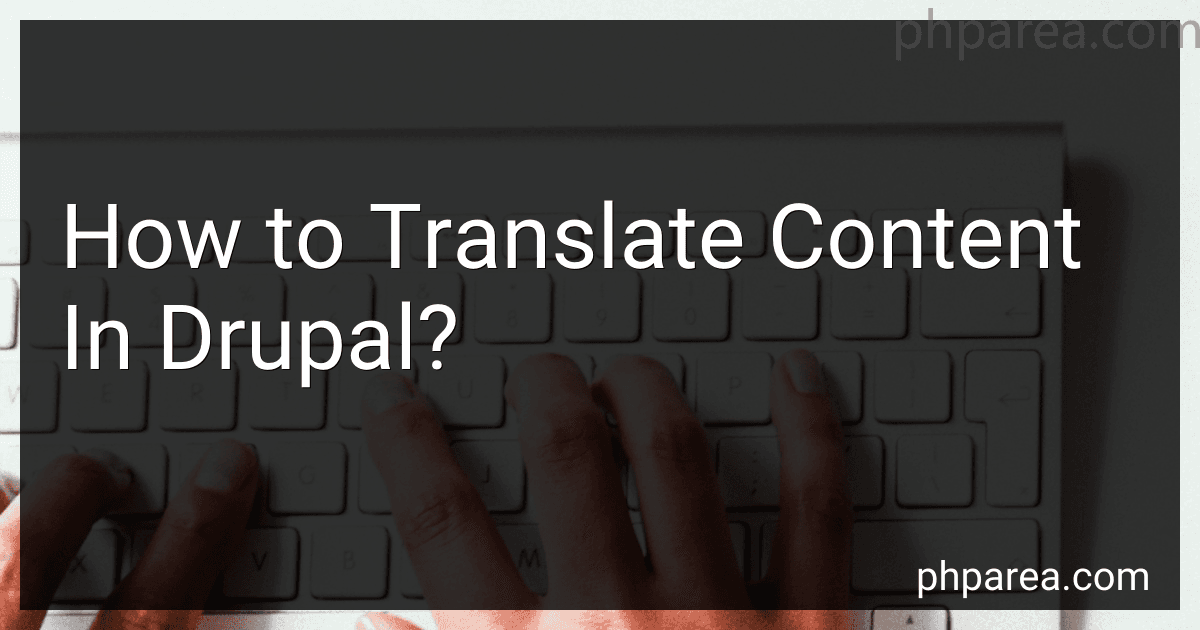 How to Translate Content In Drupal? image