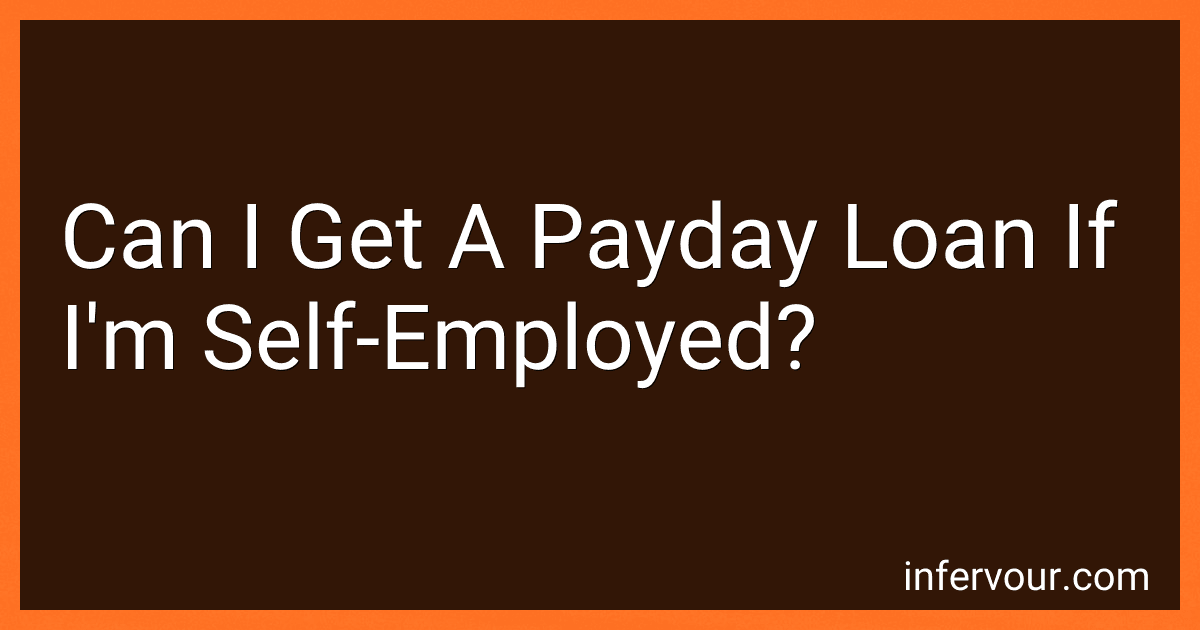 Can I Get A Payday Loan If I'm Self-Employed? image