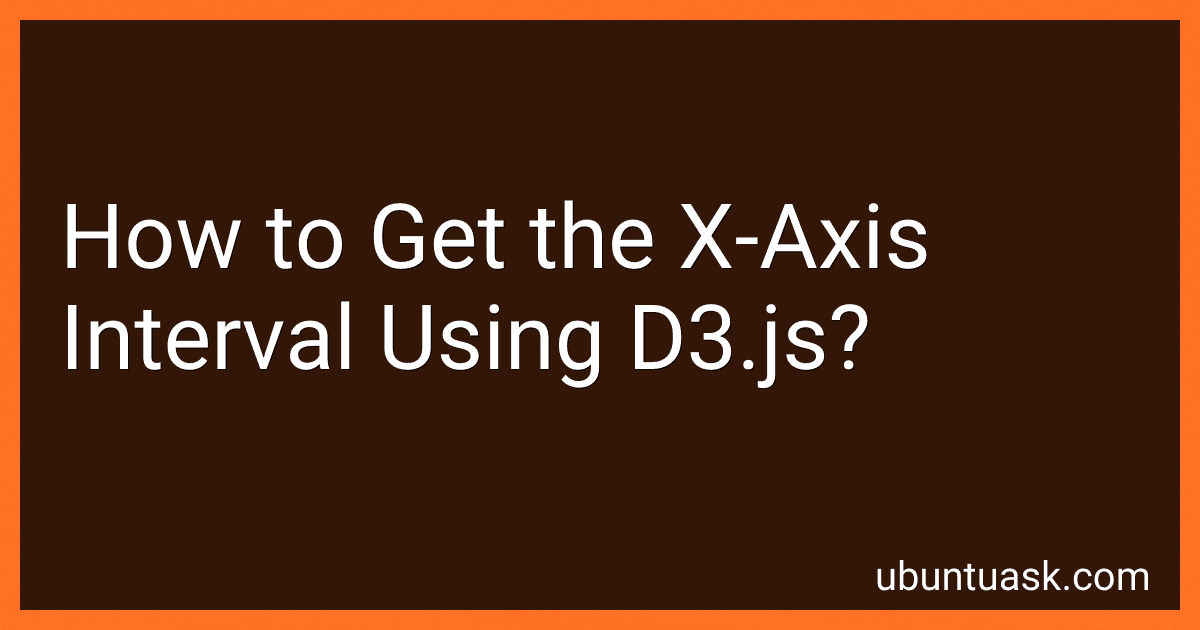 How to Get the X-Axis Interval Using D3.js? image