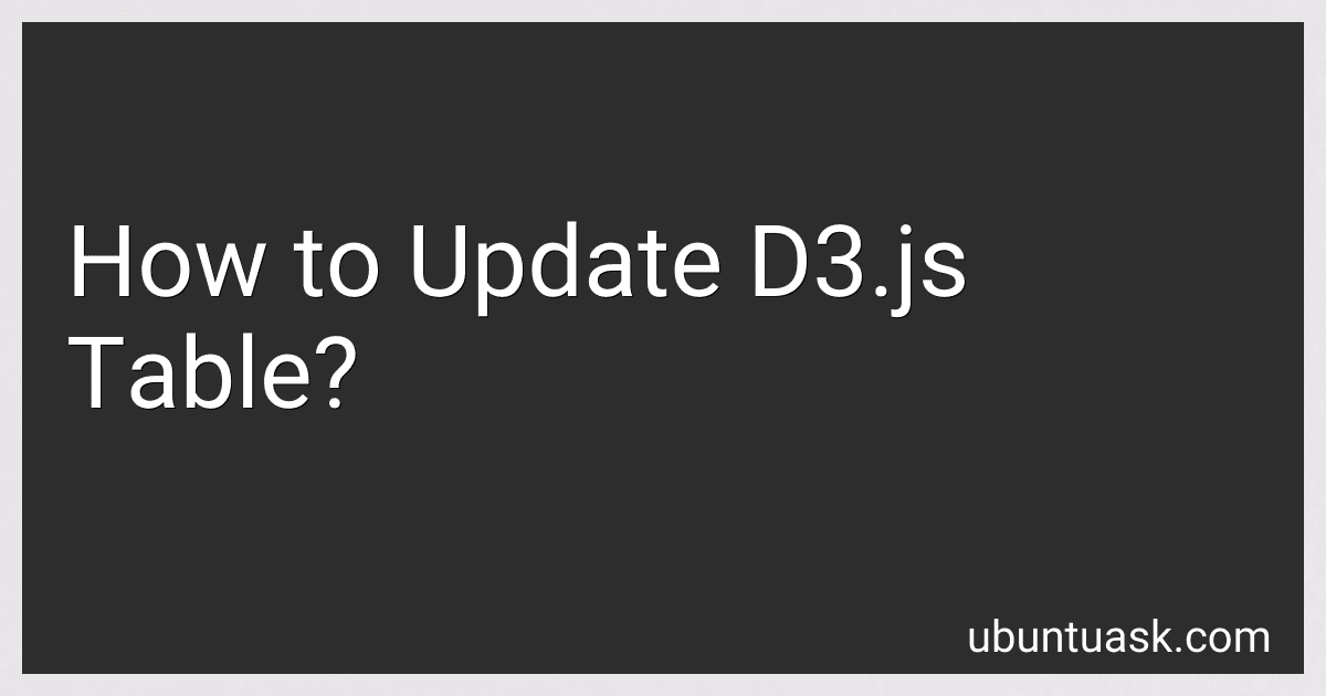 How to Update D3.js Table? image