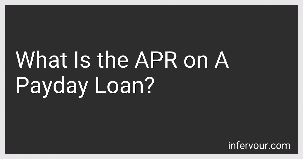 What Is the APR on A Payday Loan? image