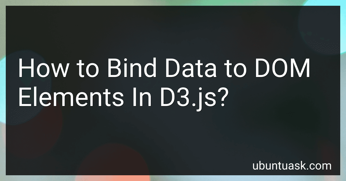 How to Bind Data to DOM Elements In D3.js? image