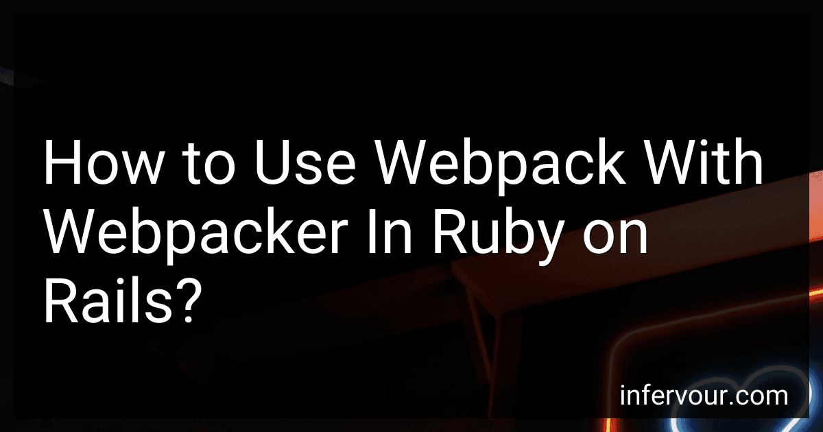 How to Use Webpack With Webpacker In Ruby on Rails? image