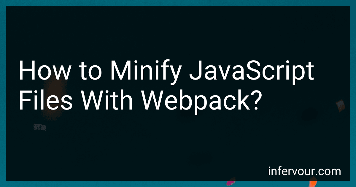 How to Minify JavaScript Files With Webpack? image