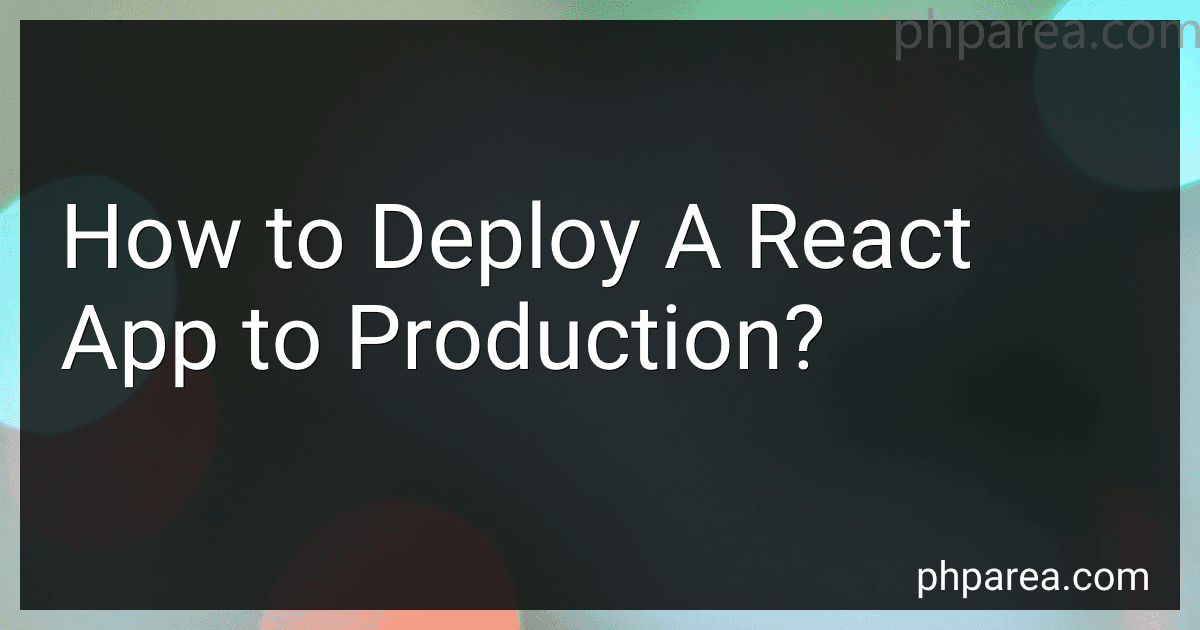 How to Deploy A React App to Production? image