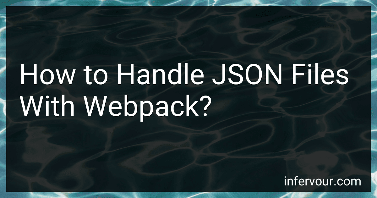 How to Handle JSON Files With Webpack? image