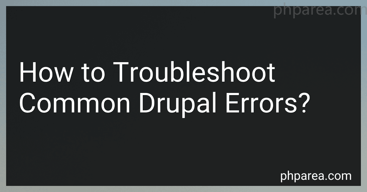 How to Troubleshoot Common Drupal Errors? image