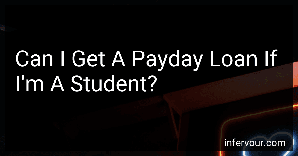 Can I Get A Payday Loan If I'm A Student? image