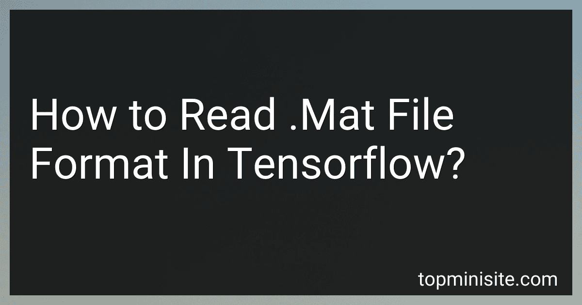How to Read .Mat File Format In Tensorflow? image