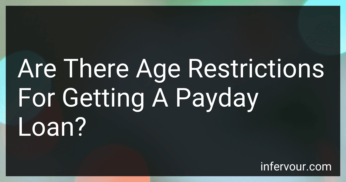 Are There Age Restrictions For Getting A Payday Loan? image