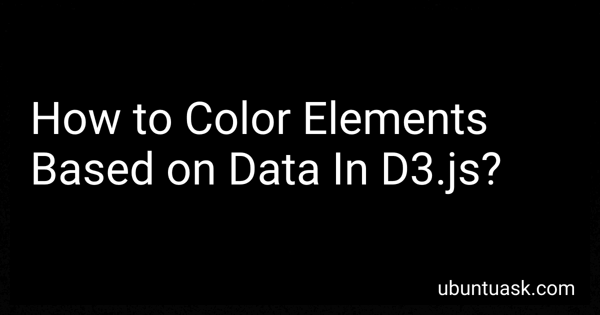 How to Color Elements Based on Data In D3.js? image
