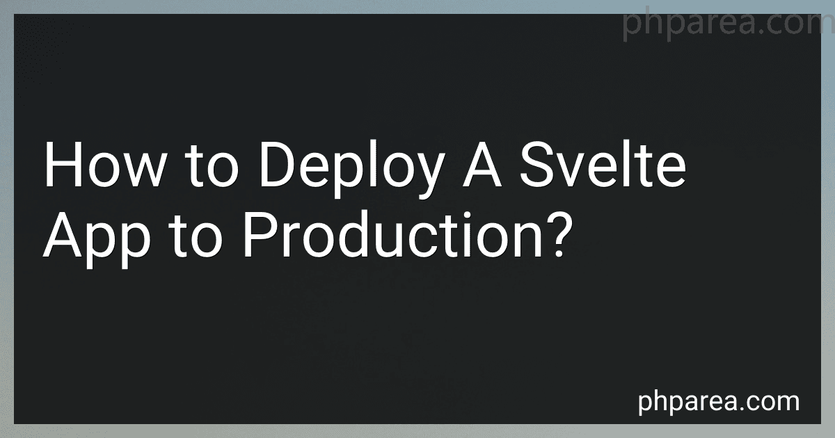 How to Deploy A Svelte App to Production? image