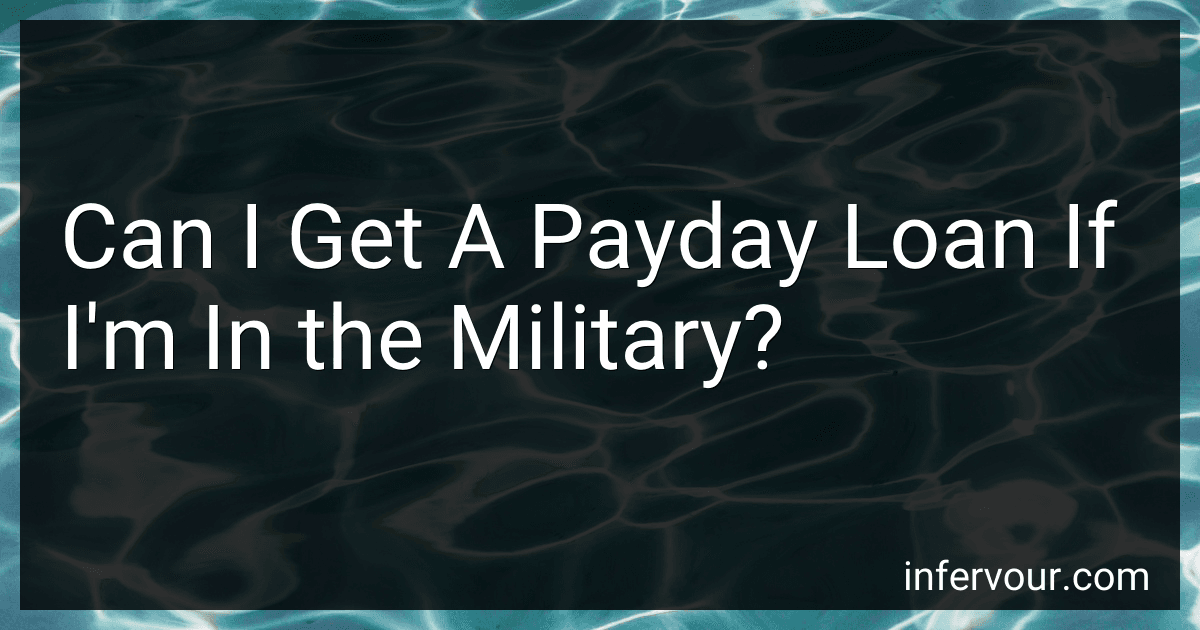 Can I Get A Payday Loan If I'm In the Military? preview